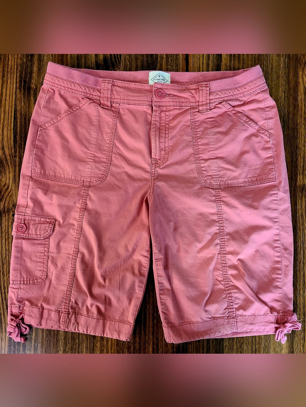 Women's Faded Brick Red Shorts - Lightweight/Quick Drying